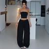Lazy American All-Matching Casual Pants Summer Men and Women Wide Leg Loose Draping Mopping Pants
