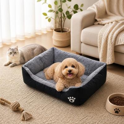 Warm Cat Rest Pad PP Cotton Pet Sleeping Nest New Winter Dog Bed  Home Use