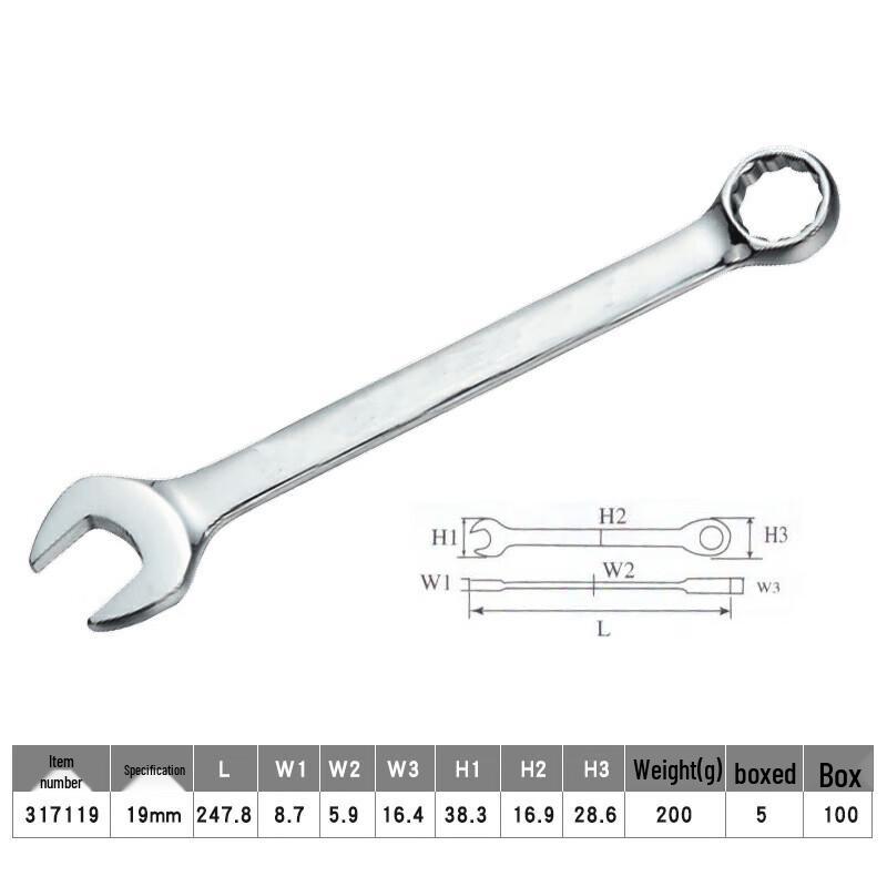 Great Wall 19mm Metric Combination Wrench