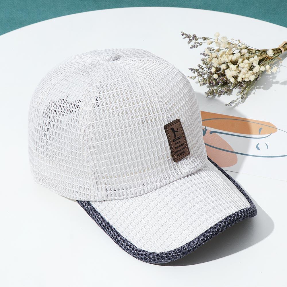 Men Women Quick-dry Sports Baseball Cap Snapback Sunhat Mesh Patchwork Outdoor Hiking Running Hip Hop Baseball Hats Casquette