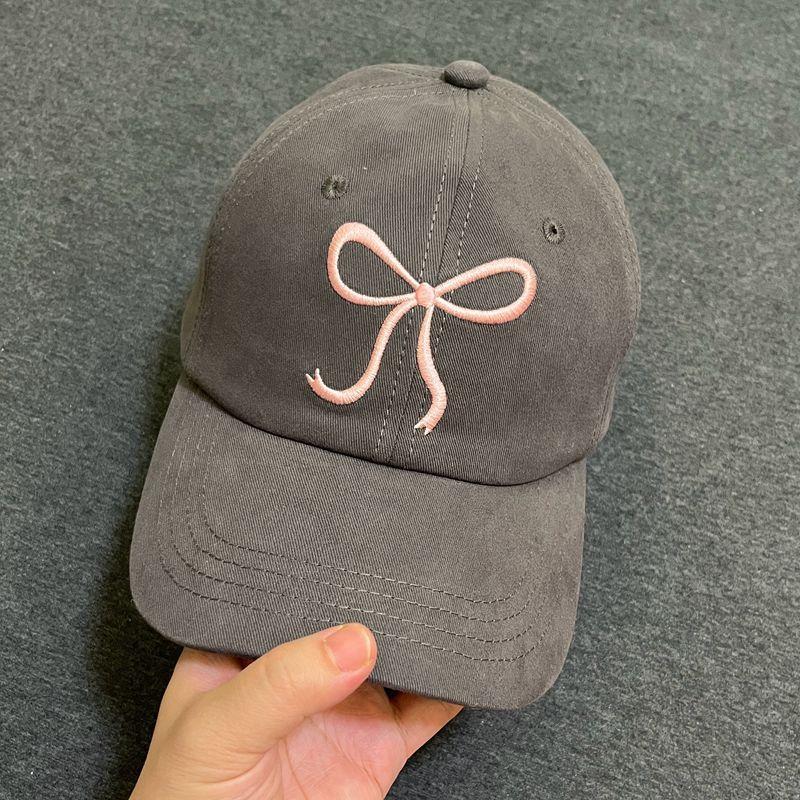 Fashion Hat Female Ins Sweet Cute Bow Baseball Cap Four Seasons Sunshade Cap