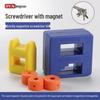 Magnetic Ceramic Drill & Air Screwdriver Bit with Quick Magnetizer/Demagnetizer