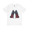 Red Bottom High Heels Tee | Fashion Illustration T-Shirt and Kids Tshirt