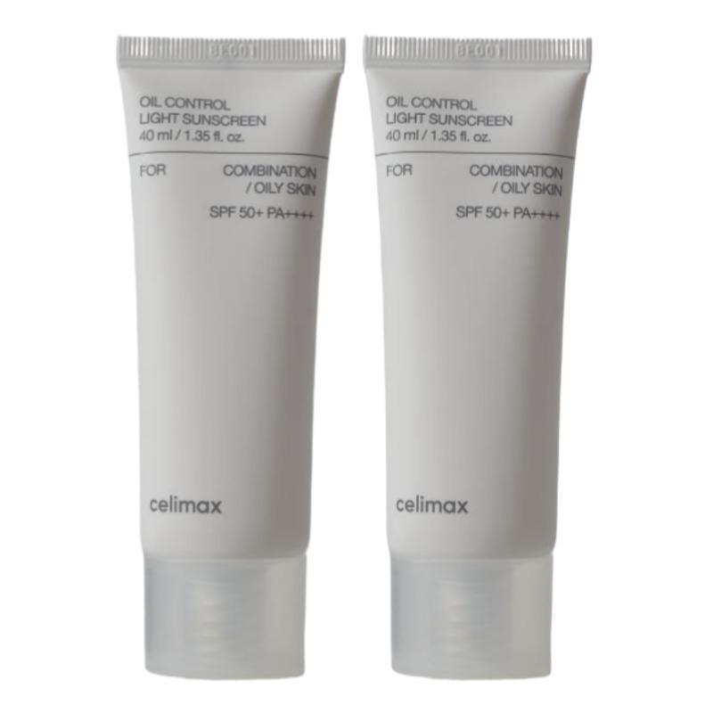 CELIMAX Oil Control Легкий солнцезащитный крем SPF50+ PA++++ 40 мл × 2