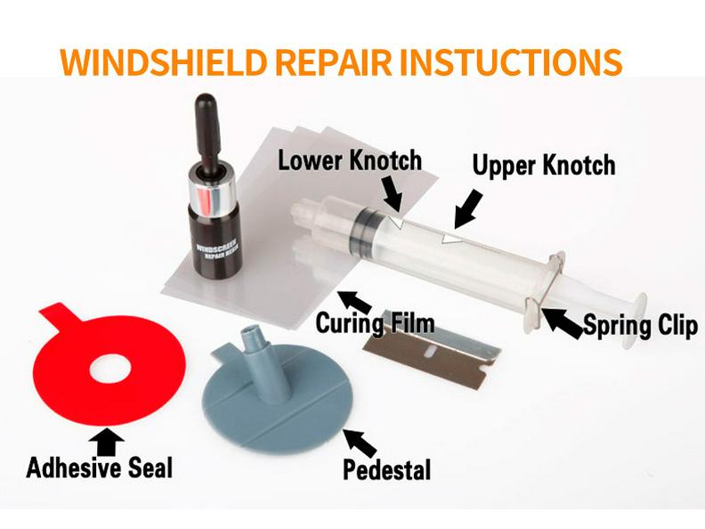 Temu Car Glass Repair Kit - DIY Hot-Selling Quick Fix Tool Set