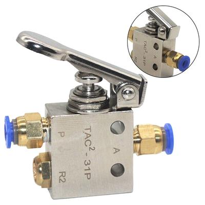 2 Position 2 Position Mechanical Valve 3 Way 6mm Connector