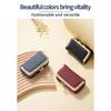 Miniature Leather Jewelry Pouch Travel Organiser For Rings Earrings Necklaces And Lipsticks With Inner Pocket
