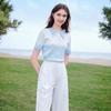 Betu Women's Gradient Knit Short Sleeve Top