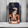 Dark Funny Monster Cat Matte Cover For iPhone 16 15 14 11 12 13 Mini Pro Max X XR XS MAX Phone Case shockproof