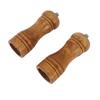 2PCS Wood Pepper Grinder   Coarseness Efficient Grinding Pepper Mills Shakers for Kitchen Supplies