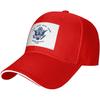 US Coast Guard Semper Paratus Emblem Baseball Cap Polyester Sun Hat Adjustable Trucker Cap Adult