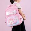 Student Cartoon Fresh Girl Schoolbag Decompression Spine Protection Schoolbag Multi-compartment Large-capacity Backpack