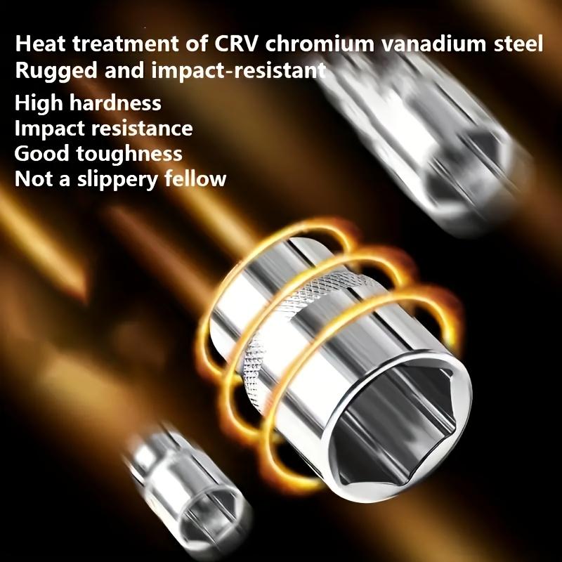 46pcs Premium Ultimate Automotive Repair Tool Set - High Torque Chrome Vanadium Steel Kit for Car, Bicycle, and Motorcycle Maintenance