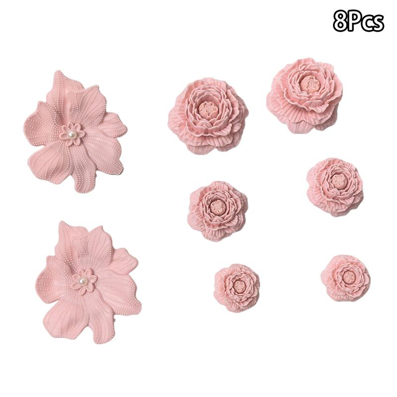 

8/17 шт. Летние Шармы для Обуви с Отверстиями, Пряжки-Аксессуары, Улучшенный Букет, Жемчужная Цепочка, Сделай Сам, 3D Цветы, Украшения для Обуви