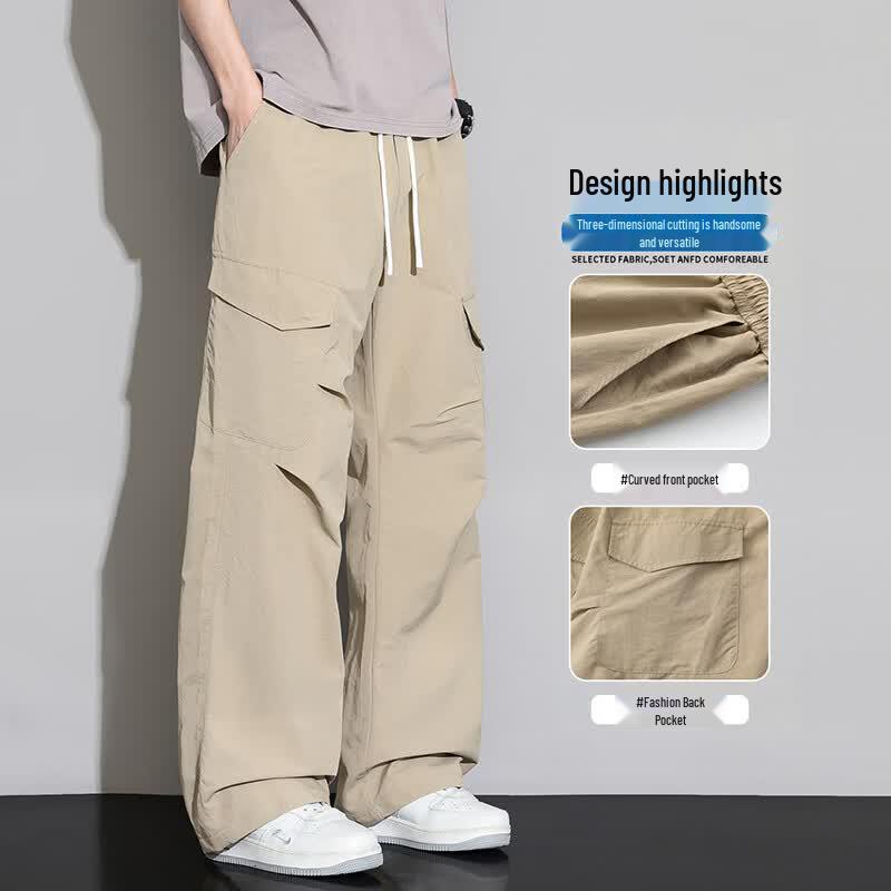 ROMON Men's American Style Cargo Casual Pants