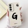For Samsung Galaxy A17 4G Case New Lucky Letters A-Z Soft Silicone Back Cover For Samsung A17 A17 4G 5G 2025 Phone Cases Bumper
