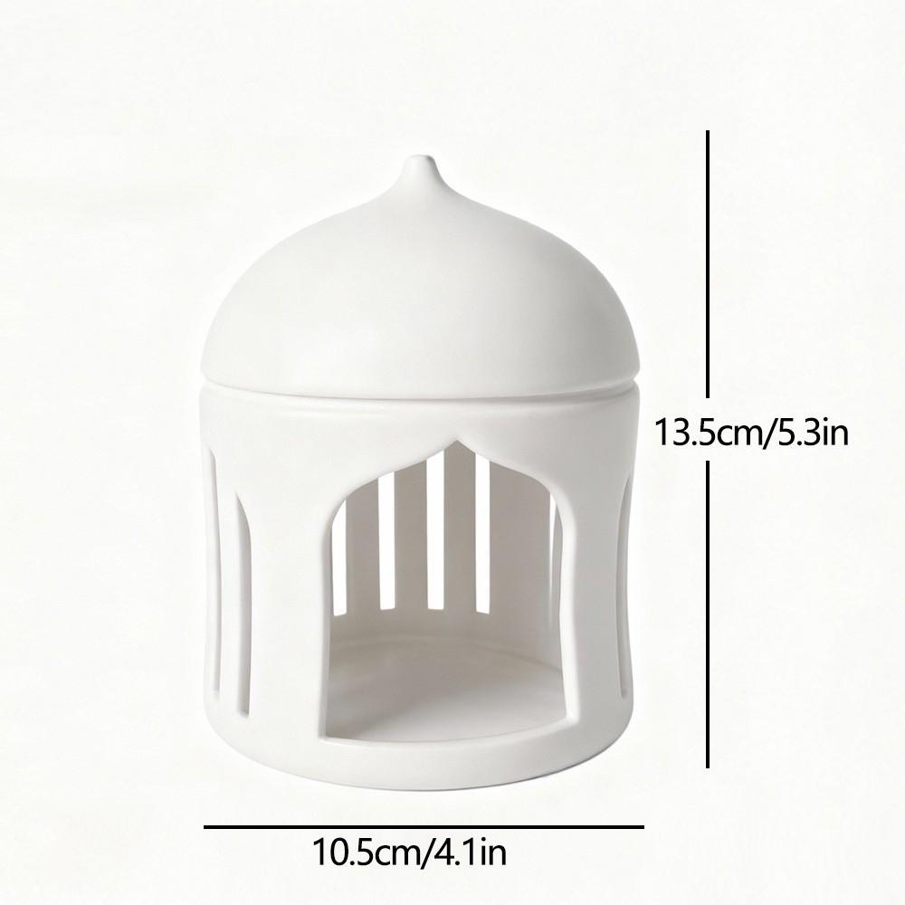 Traditional Candle Holder Ceramic Tealight Candlestick Islamic Lantern Candle Base  Perfect Gift