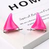 2pcs Small Demon OX Horn Hairpins Party Cosplay Costume Pin Hairpins Costume Horn Halloween Hair Accessories Hairclip