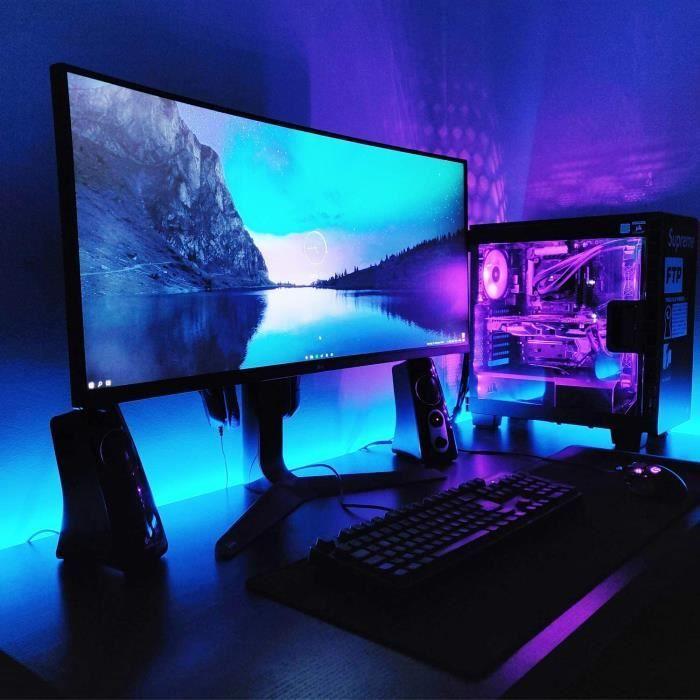 Ruban LED - Anmossi - 5m - Multicolore - Télécommande - Intérieur