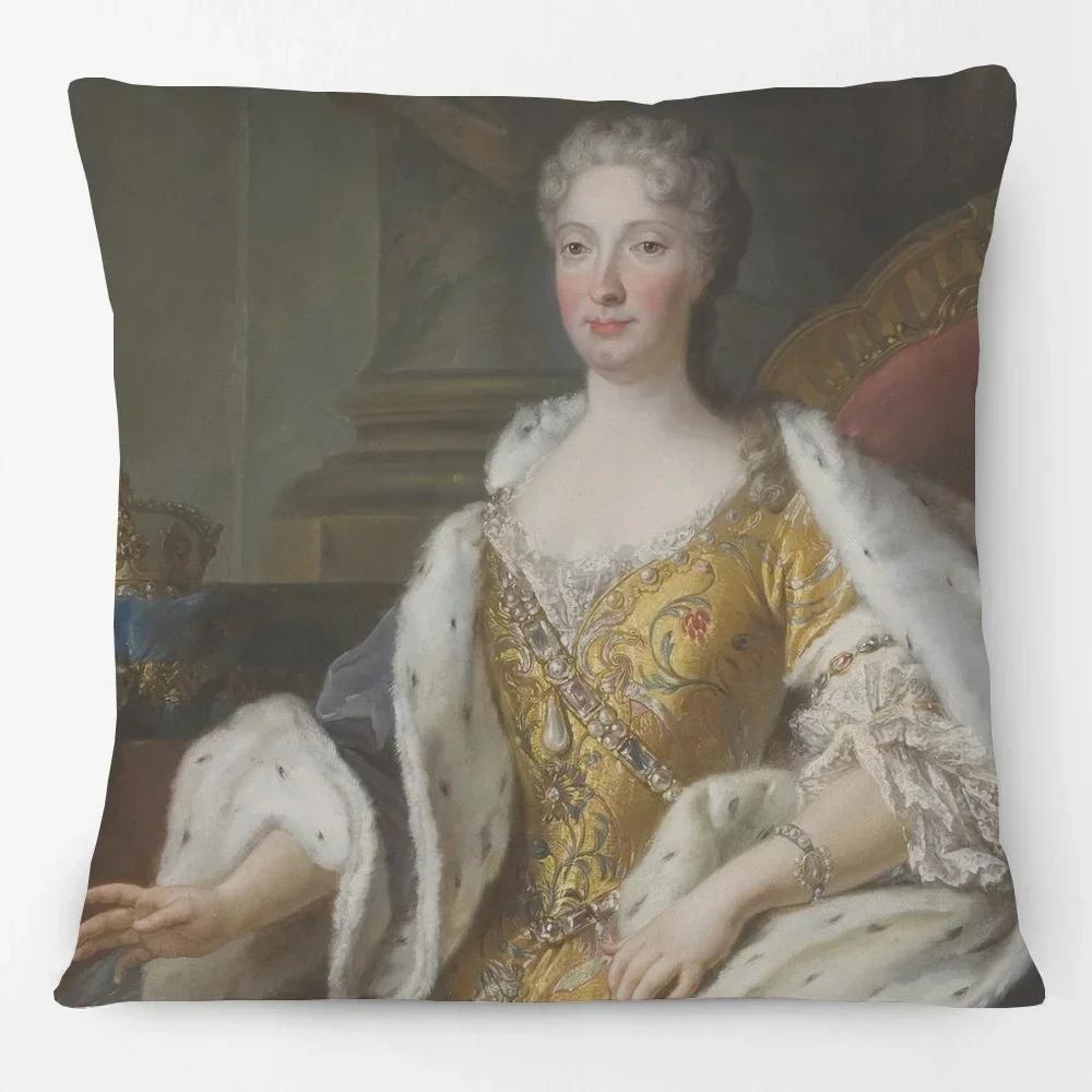 Nobles And Grand Ladies Cushion Covers European Oil Painting Woman Girls Decorative Pillow Case