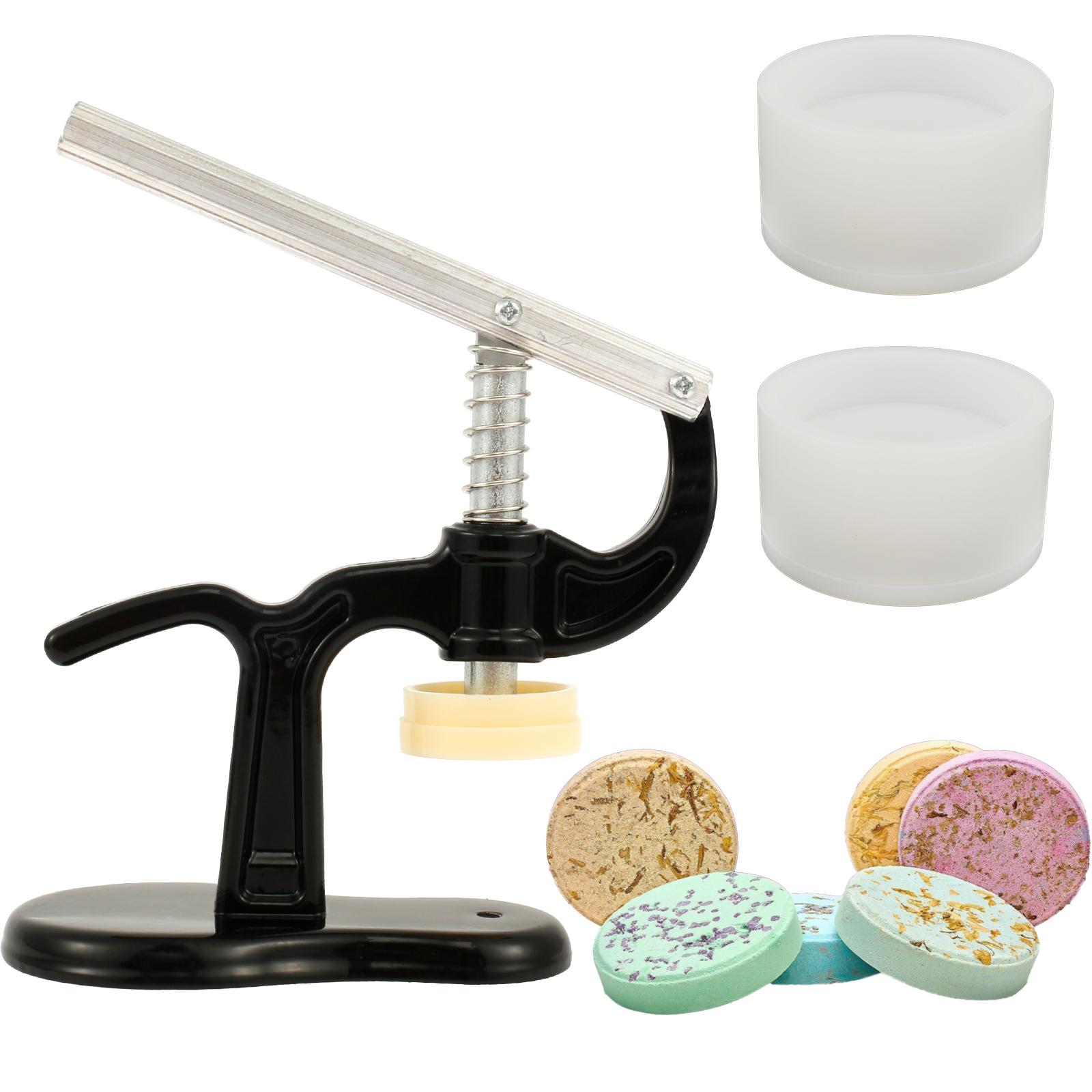 

Round Stainless Steel Soap Mould Used To Make Soap Silicone Mold 3D Molds For Soaps Mold Press Kit Bath Bomb Mould Making Kits