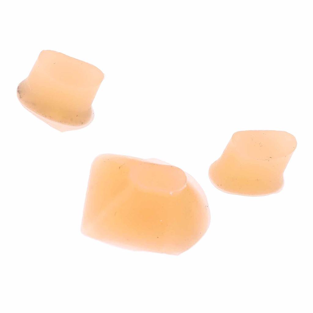3Pcs Flute Trill Key Bumper Cork Silicone Replacement Covers Plugs Buttons Musical Instrument Parts