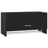 VidaXL Garde-robe Noir 70x32,5x35 cm Aggloméré