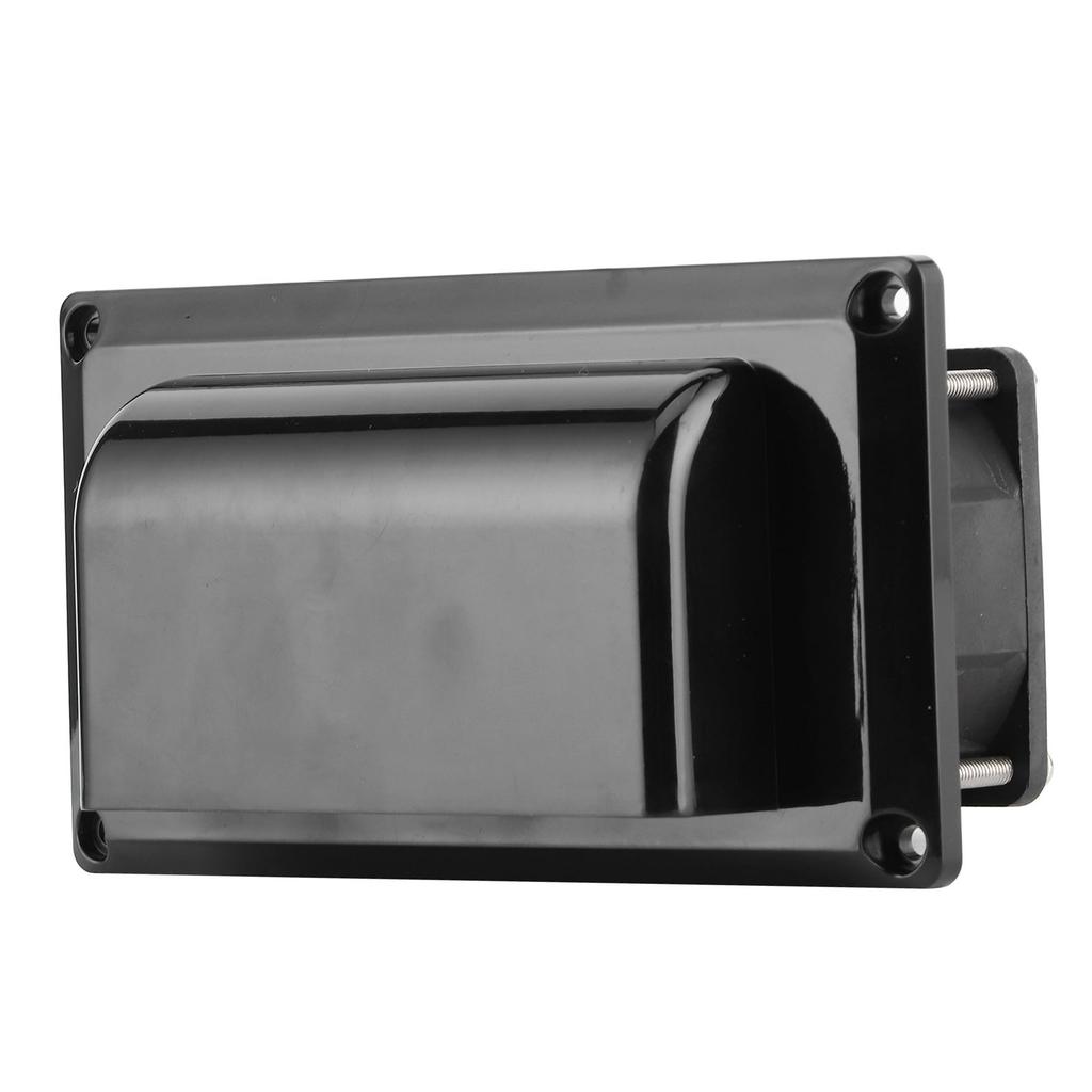 Side Air Vent Ventilation Exhaust Fan Motorhome Trailer RV Black 12V for Trailer Boat Marine Yacht
