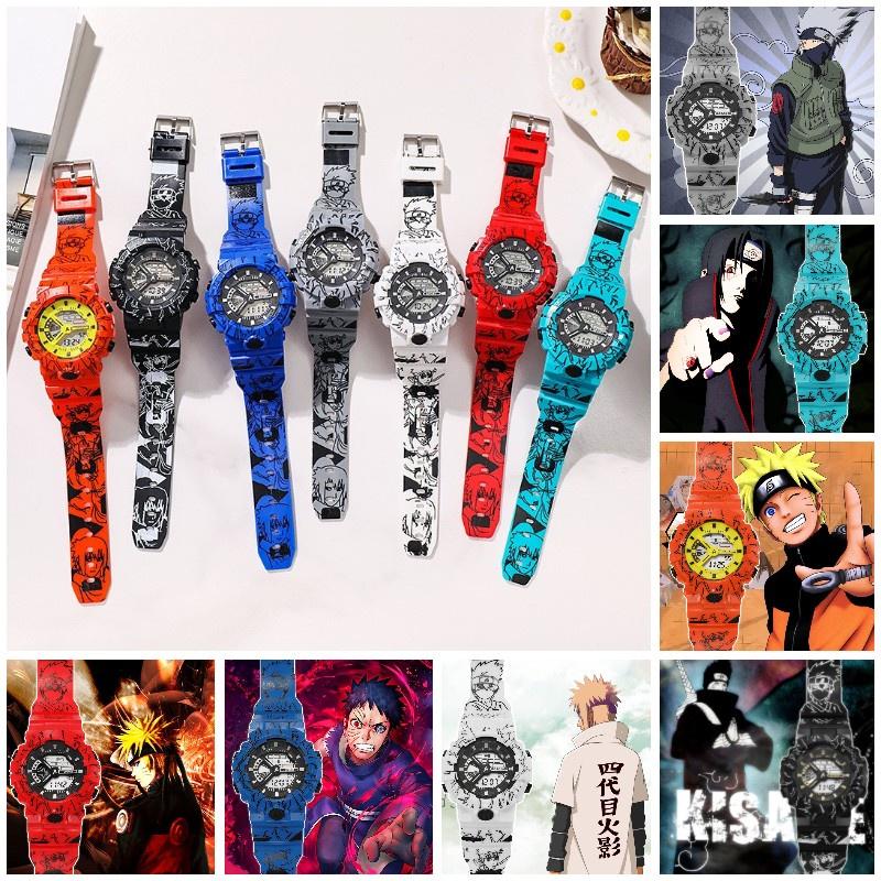 Sveglia Orologio Luce Notturna Spirale Naruto Per Bambini, Studenti E Appassionati Di Sport