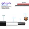 12 AWG-4mm2 Solar Panel Extension Cable Copper Wire Black and Red with solar Connector Solar PV Cable