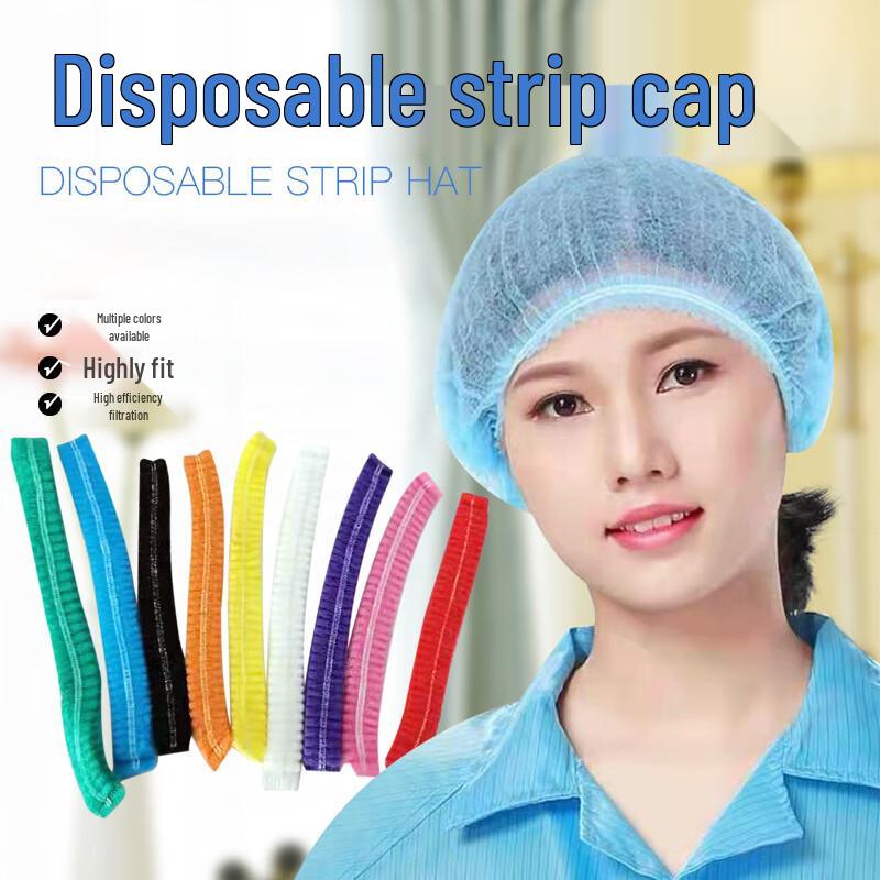 HUIHUADU Disposable Non-Woven Bouffant Caps