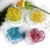 Storage Box Resin Silicone Mold Flower Heart Trinket-and Jewelry Boxes Epoxy Mold for Epoxy Resin DIY-Home Decoration