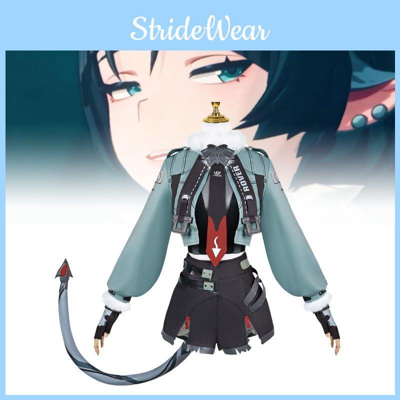Charmant Ensemble de Costume Cosplay Du Simplifié Avec Accessoires Et Perruque Pour le Fun Anime Gaming