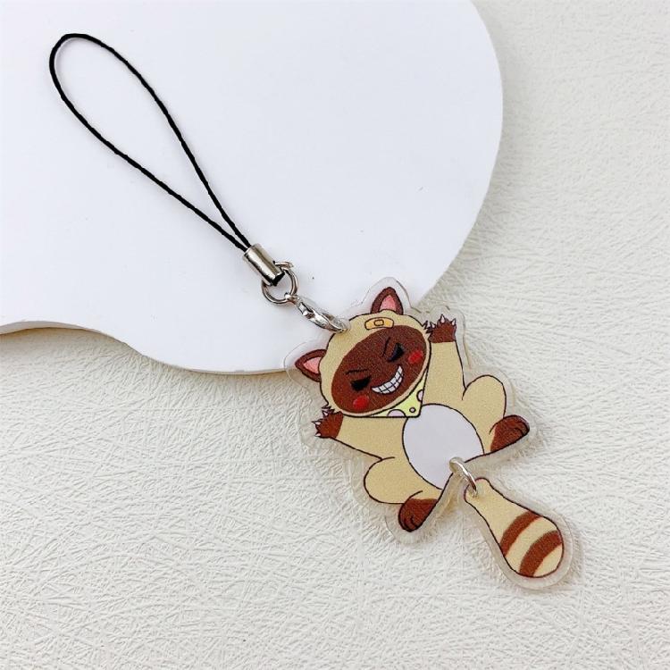 Eye Catching Acrylic Cat Keychain Functional Keyring Phones and Keys Decoration Great for Gifting To Friend and Family