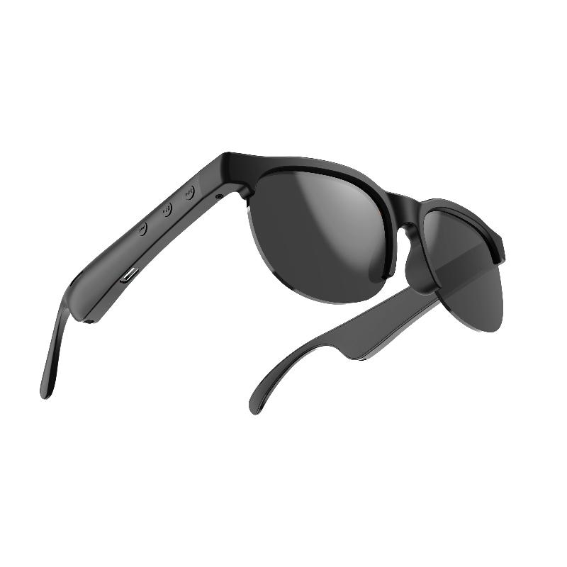 Smart Bluetooth Sunglasses Glasses Call Outdoor Sports Headphones V5.3 HIFI Black Technology Anti-touch UV For Men Women