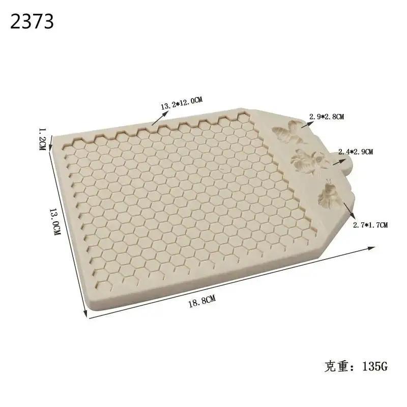 

Пчела 3D Сделай сам Сахарное ремесло Шоколадный резак Форма Инструмент для украшения торта из мастики Форма для сот Силиконовые аксессуары для выпечки 2373