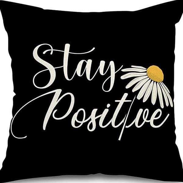 Year Daisy Flower Linen Pillow Case Home Decor Hydrangea Sofa Pillow Cushion