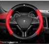Luxury Genuine Leather Steering Wheel Cover for Ghibli, Levante, and President Models