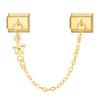 Gold Color Cute Cat Paw Pearls Bow Knot Rose Chain Tassel Italian Charm Links Fit 9mm Bracelet Stainless Steel Women DIY Making