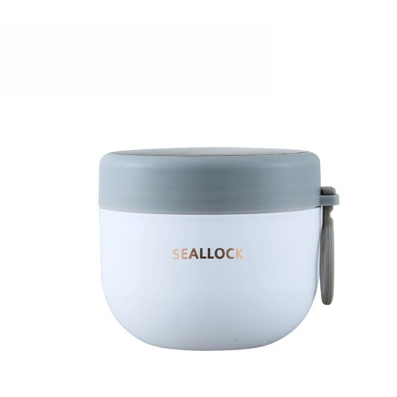Insulated Bowl Single-layer Breakfast Cup Portable Fresh-keeping Bowl Small Lunch Box