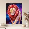 Majestic Lion Pearl Kit 5D DIY Rhinestone Art Craft for Home Desktop Decoration Relaxing Handmade Gift