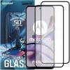 2x Tempered Glass for Motorola Moto G13 / G23 (full Screen, Full 5D, 9H)
