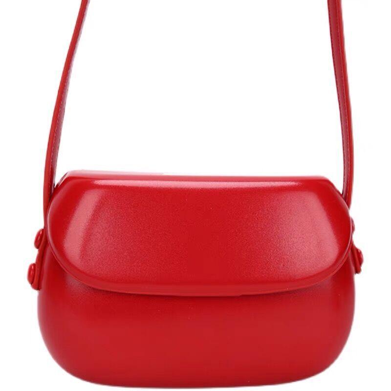 Crossbody tašky pro dívky Retro červené dámské tašky přes rameno Všestranné dámské peněženky a kabelky Designová taška
