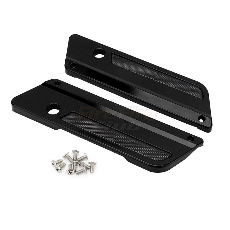 

ABS Motorcycle Saddlebag Latch Cover For Harley Touring Electra Street Glide Road King FLH FLT FLHR FLTR 1993-2013