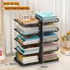 Desktop Book Organizer and Storage Rack