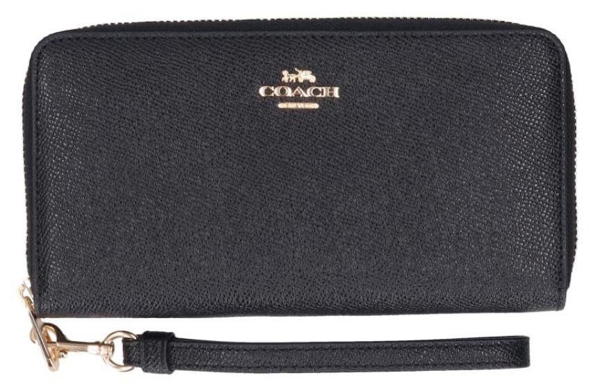 Длинный кошелек Coach на молнии C3441 IMBLK [Б/У]