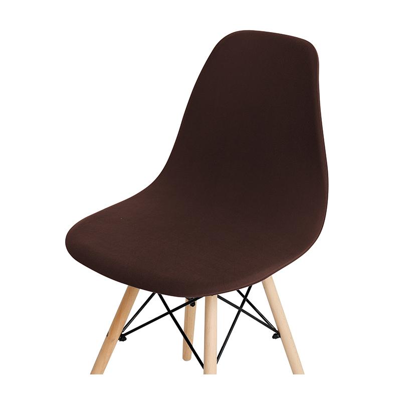 Printing Shell Chair Cover Short Back Scandinavian Chair Covers Adjustable Dining Room Seat Covers For Bar Party Wedding Hotel