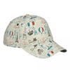 Classic Theme Of France Symbols Architectural Golf Trucker Hat Paris Landmarks Eiffel Tower Daily Adjustable Fit Hats Cap
