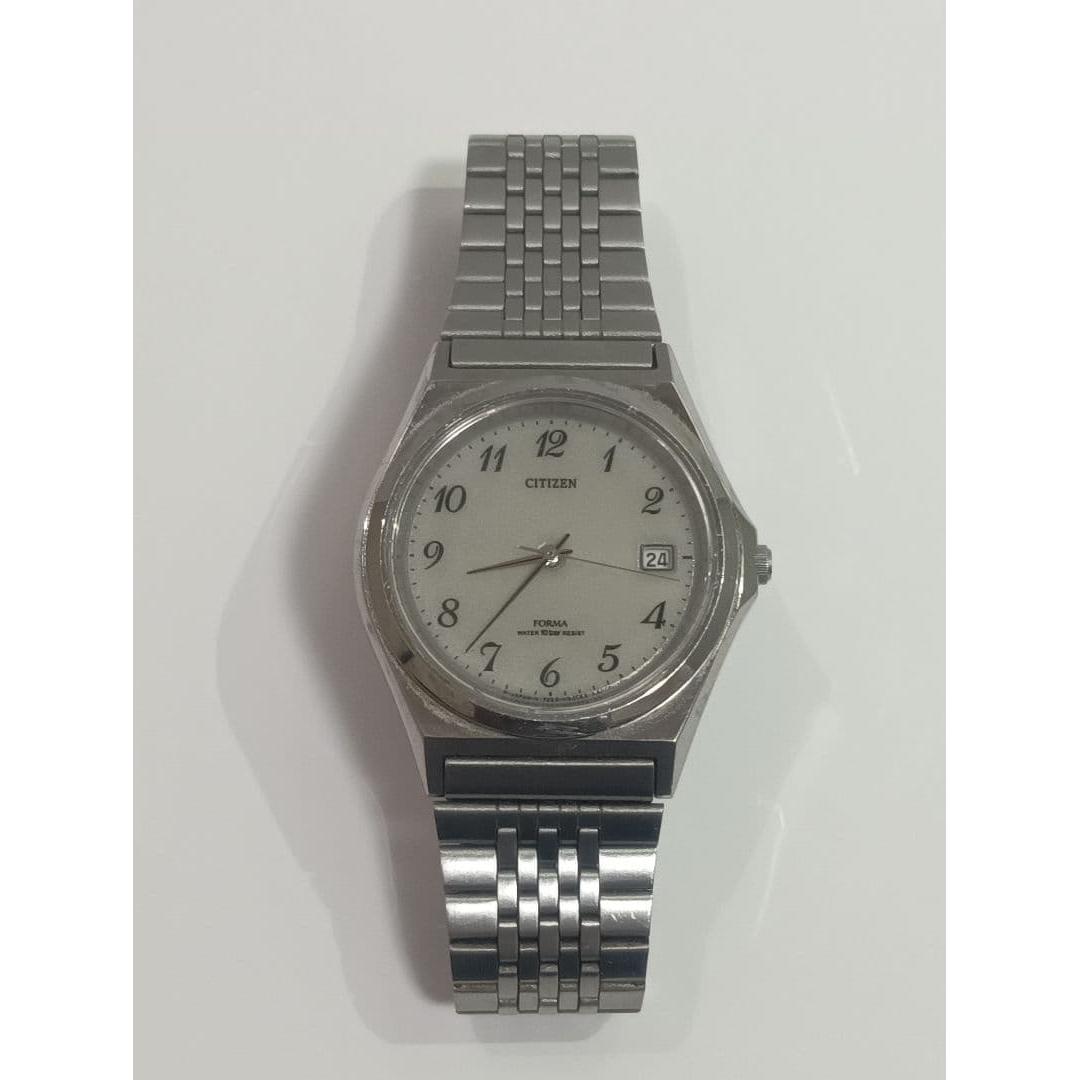 CITIZEN FORMA Men s Watch Quartz Date Movable Item Silver