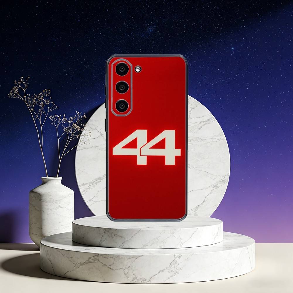44 L-Lewis H-Hamilton Phone Case For Samsung Galaxy A73,A72,A71,A70,A53,A52,A51,Others Soft Black Cover Samsung a20s